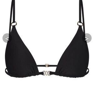 Elegant Black Bikini Top+ matching bottom